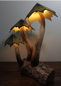 Mushroom collection sculptural lighting